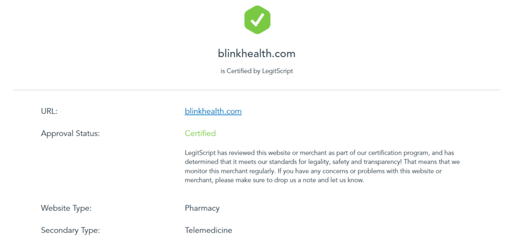 Checking the Legitimacy of Blink Health - Modafinil.org Checking the Legitimacy of Blink Health