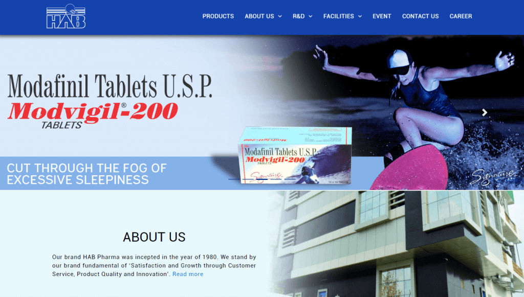 HAB Pharmaceutical - Modafinil.org HAB Pharmaceutical