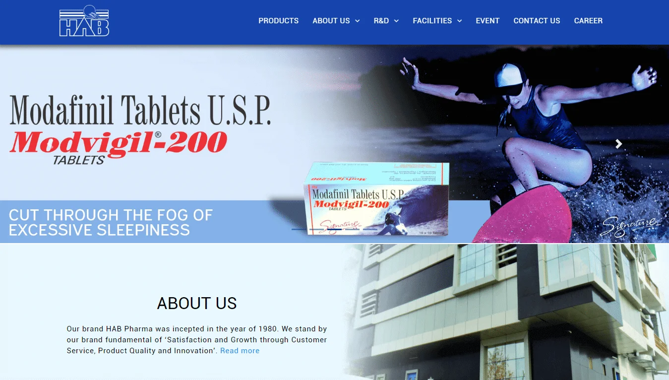 HAB Pharmaceutical - Modafinil.org HAB Pharmaceutical